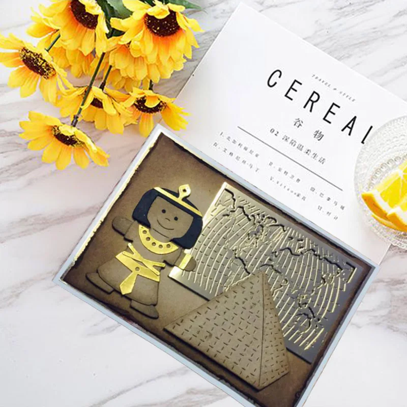 Трафарет из углеродистой стали для вырезания карты мира рукоделие творческие