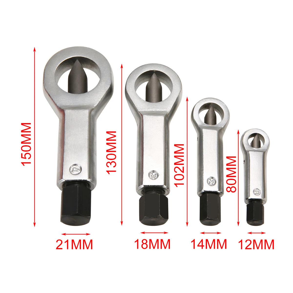 4 шт. поврежденная ржавая гайка разветвитель гаечный ключ крекер разделитель