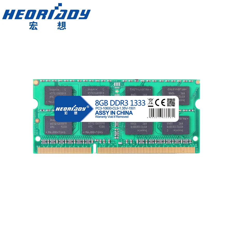 Оперативная память heoriady для ноутбука ddr3 8 Гб 1333 МГц 1 35 в совместимая с ноутбуком 4 2