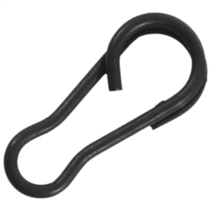 20 шт. матовые черные многофункциональные зажимы для ловли карпа Быстросменные