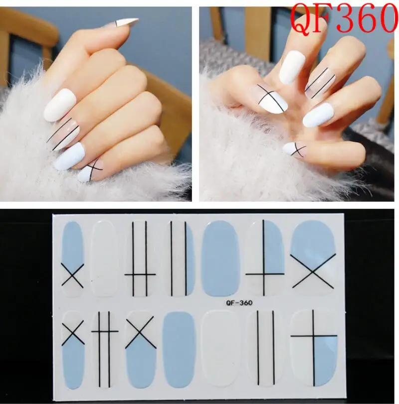 1 Набор наклейки с блестками для ногтей PatchNail полировка фольгой обертывания