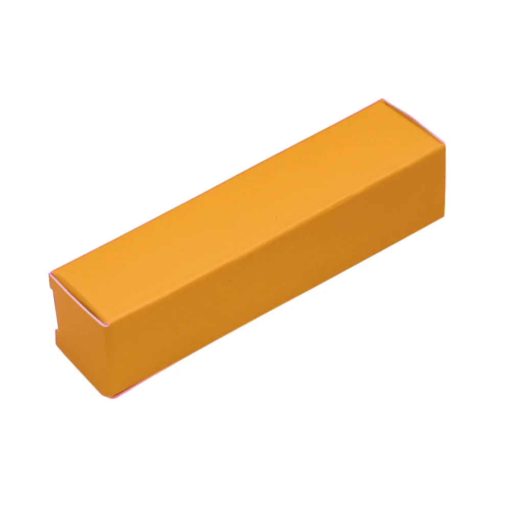 Orange box 50 шт 2*2*7,1 см маленький подарок крафт-бумага упаковочная коробка Свадебная помада подарочная упаковка бумажные коробки для украшения дня рождения - Цвет: Orange box