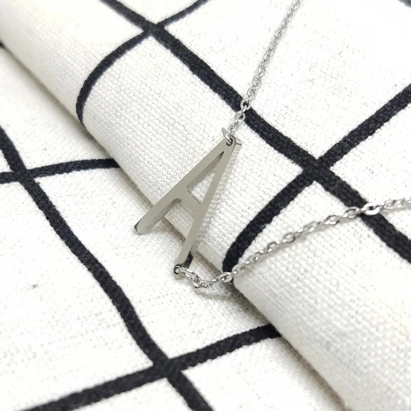 Женское ожерелье с подвеской в виде букв алфавита | Украшения и аксессуары