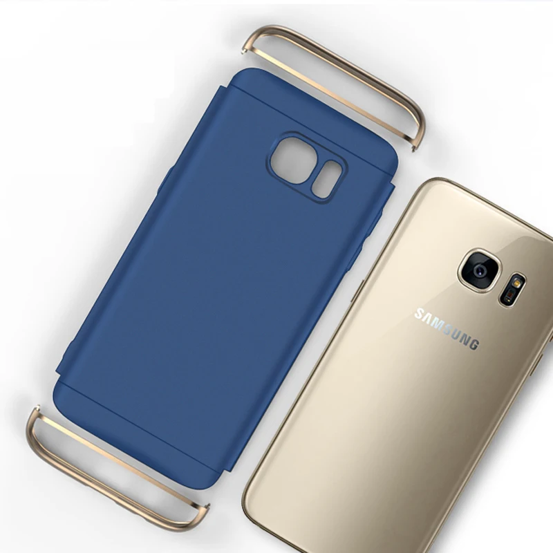 For Samsung S7 case Galaxy Edge cover hard back protection S7edge capas coque blue gold black fundas s7 |