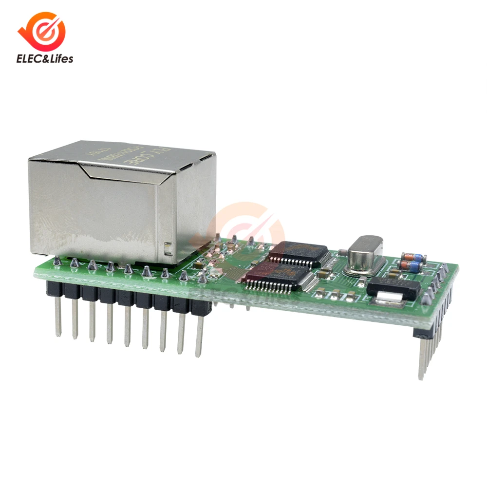 Ethernet LAN к TTL RS232 последовательный ТТЛ TCP / IP RJ45 сетевой конвертер адаптер плата 18 IO