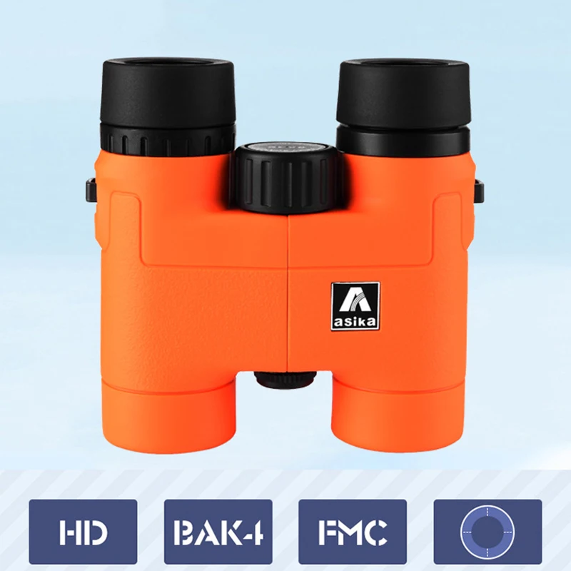 Asika HD 8X32 зум телескоп Виолончель высокого качества изготовления низкий свет ночного видения бинокль концертные детские очки для охоты на открытом воздухе