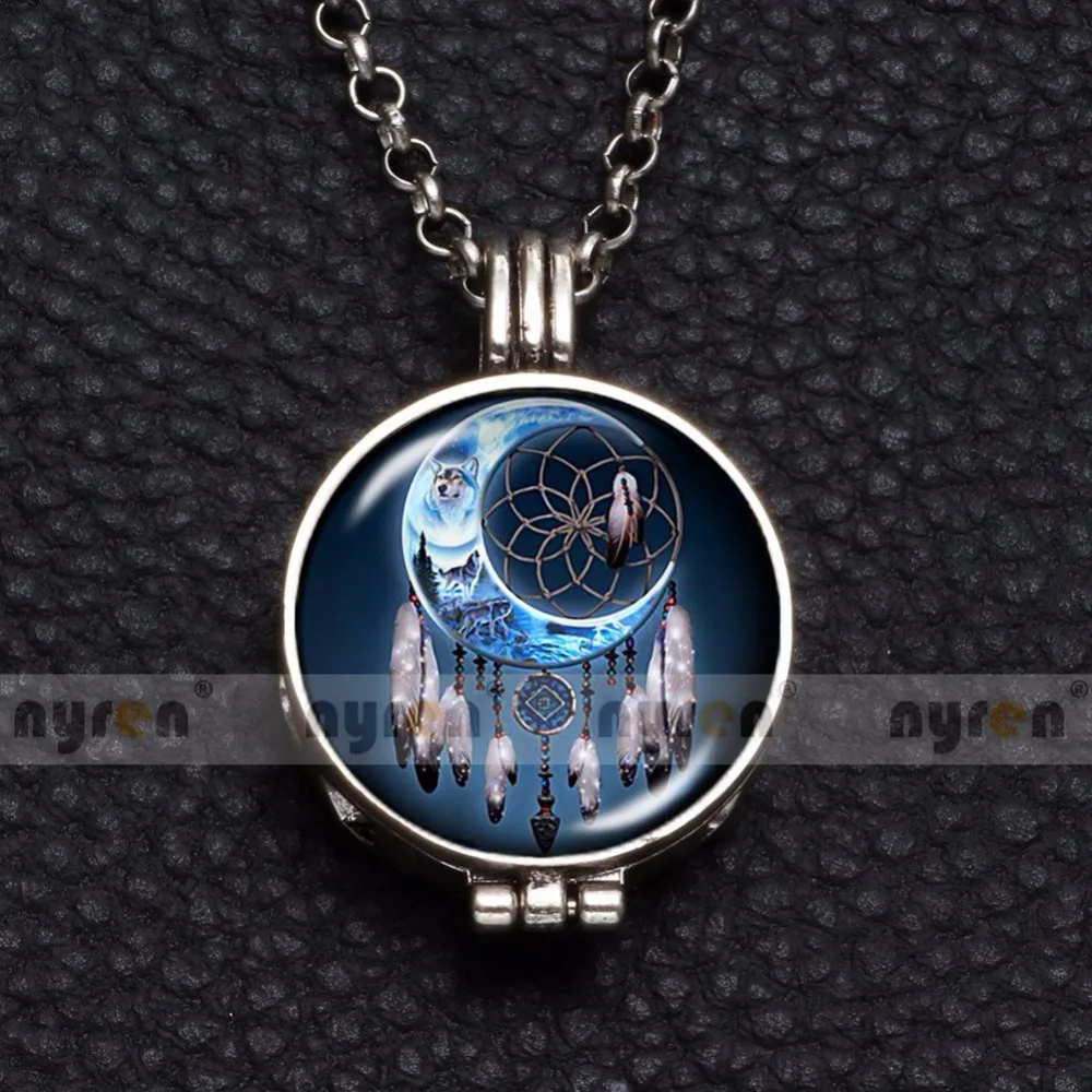Подвесная подвеска в виде Ловец снов ароматическая Подвеска для духов ожерелье с