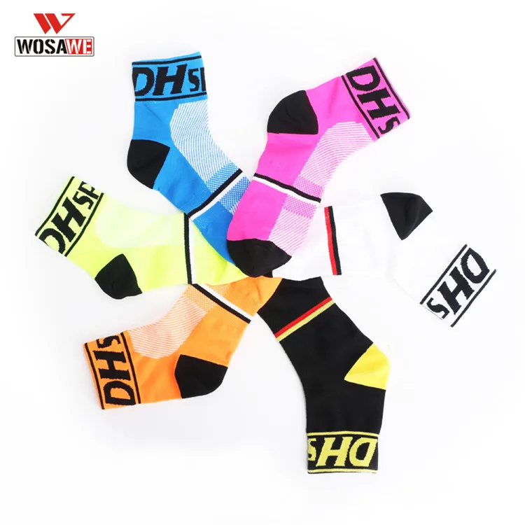 WOSAWE спортивные носки для велосипедистов мотокросса баскетбола компрессионные