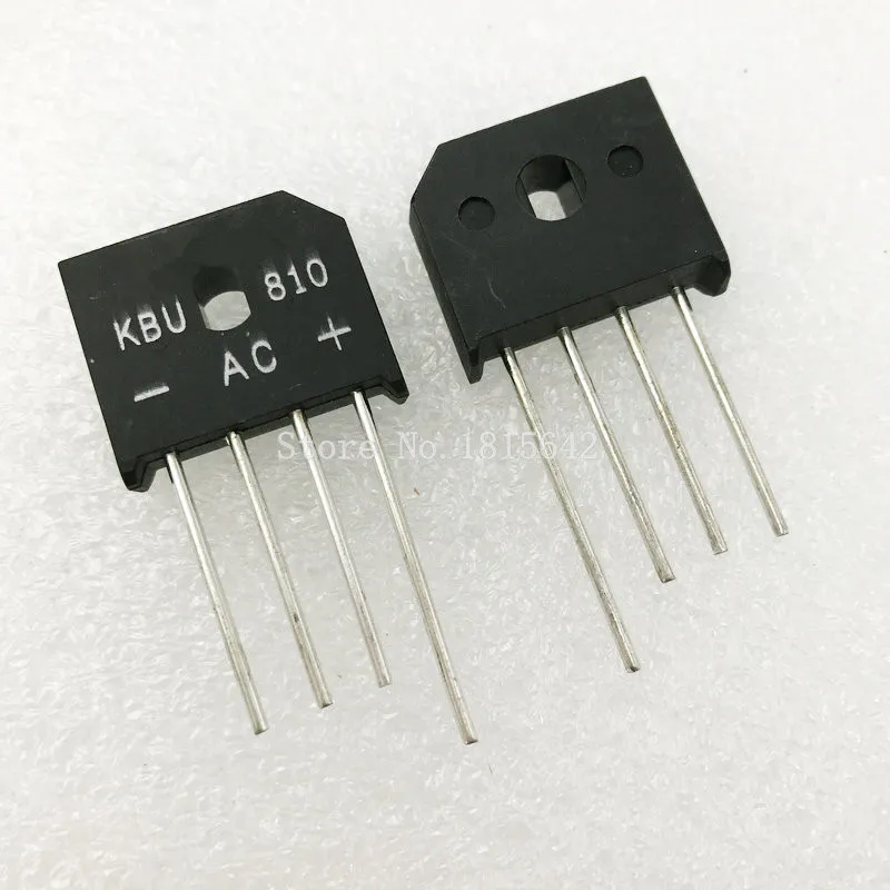 

10PCS/LOT KBU810 KBU-810 8A 1000V diode bridge rectifier new and original IC