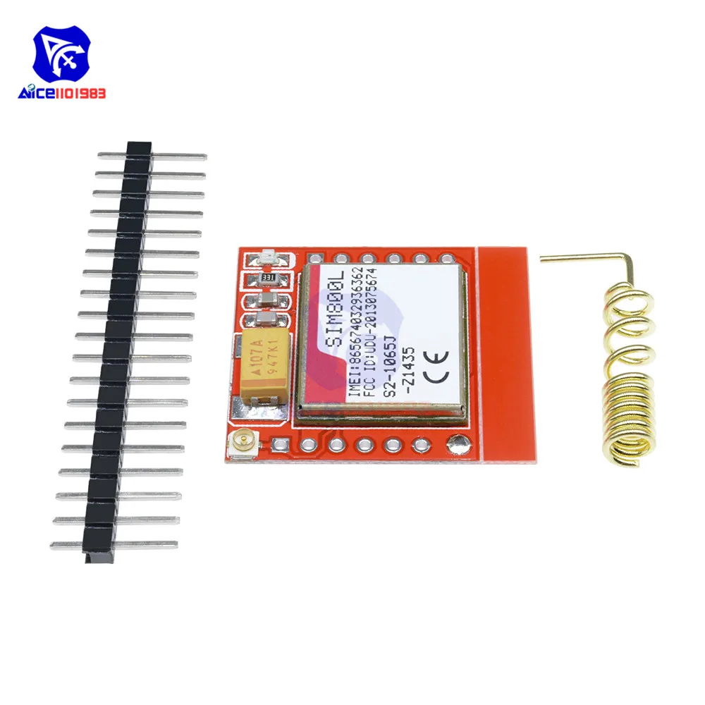 SIM800L GSM четырехдиапазонный GPRS модуль микро sim-карта ядро беспроводной платы ttl последовательный порт с антенной для Arduino смартфон