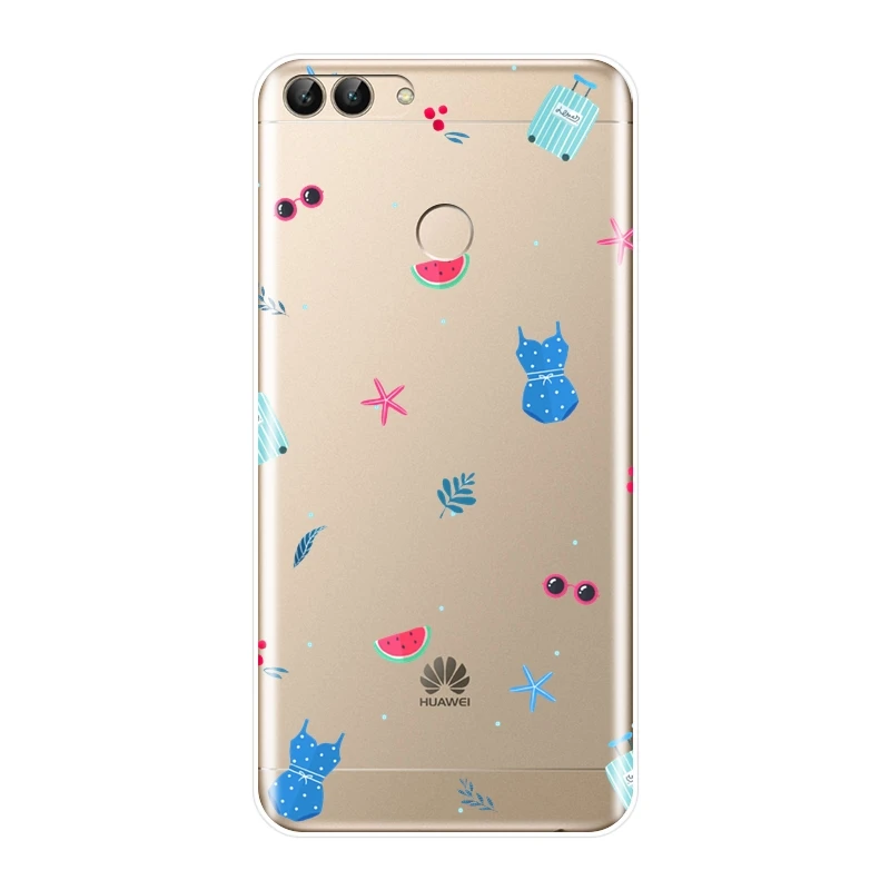 Силиконовый чехол для телефона Huawei P9 Lite Mini P10 Plus P20 Pro P Smart Turtle мягкая задняя крышка