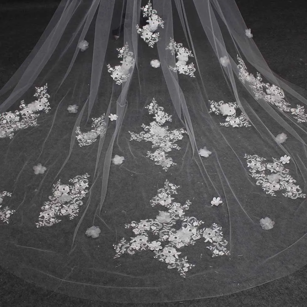 Реальные фотографии Роскошная Однослойная Кружевная аппликация 3 метров