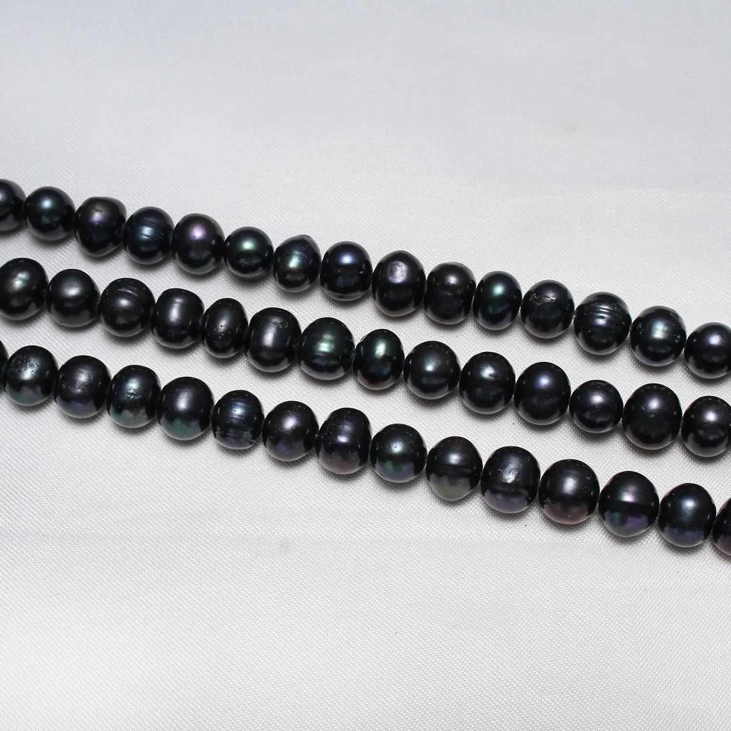 

Cultured Potato Freshwater Pearl Beads 9-10mm Approx 0.8mm Sold Per Approx 15 Inch Strand
