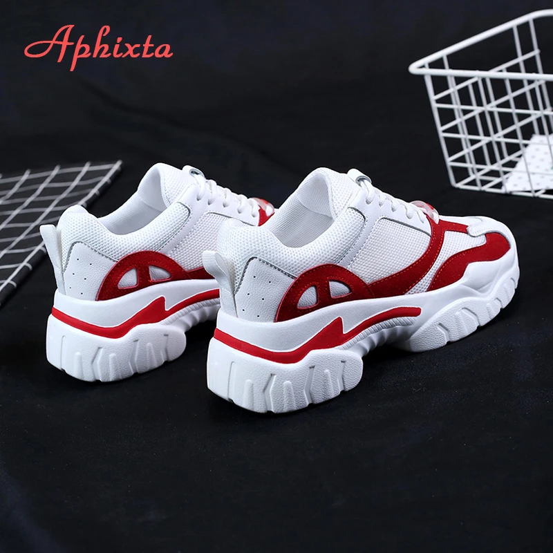 Aphixta/обувь на платформе женские ботинки визуально увеличивающие рост кроссовки