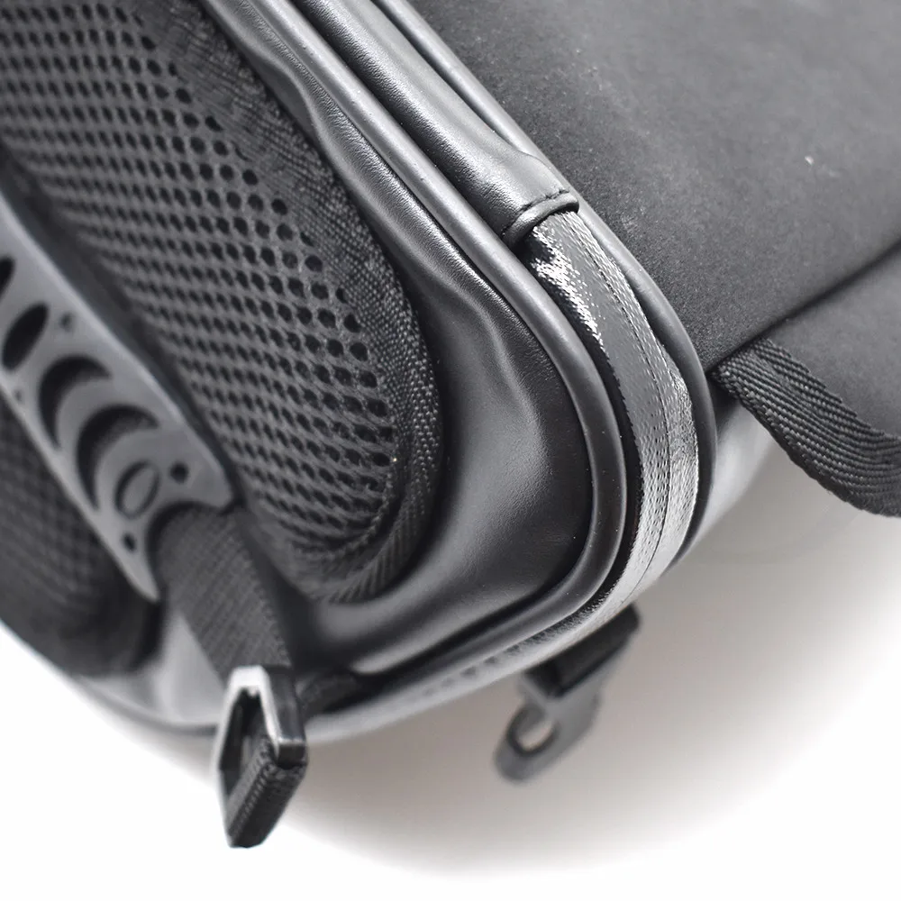 Новая цветная мотоциклетная сумка из углеродного волокна рюкзак на сиденье для