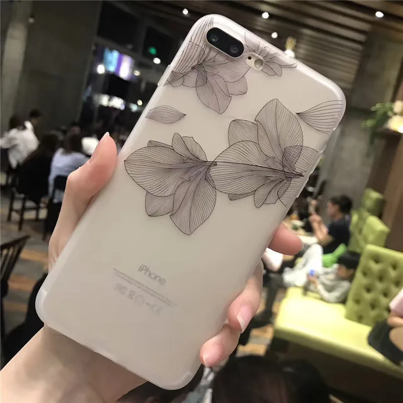 1002 Силиконовый чехол для телефона Ricestate с цветами для iPhone 6, 7, 8 Plus, X, XS MAX, чехол с цветами и животными для iPhone XR, 8, 7, 6 Plus, мягкий чехол - Цвет: 1002