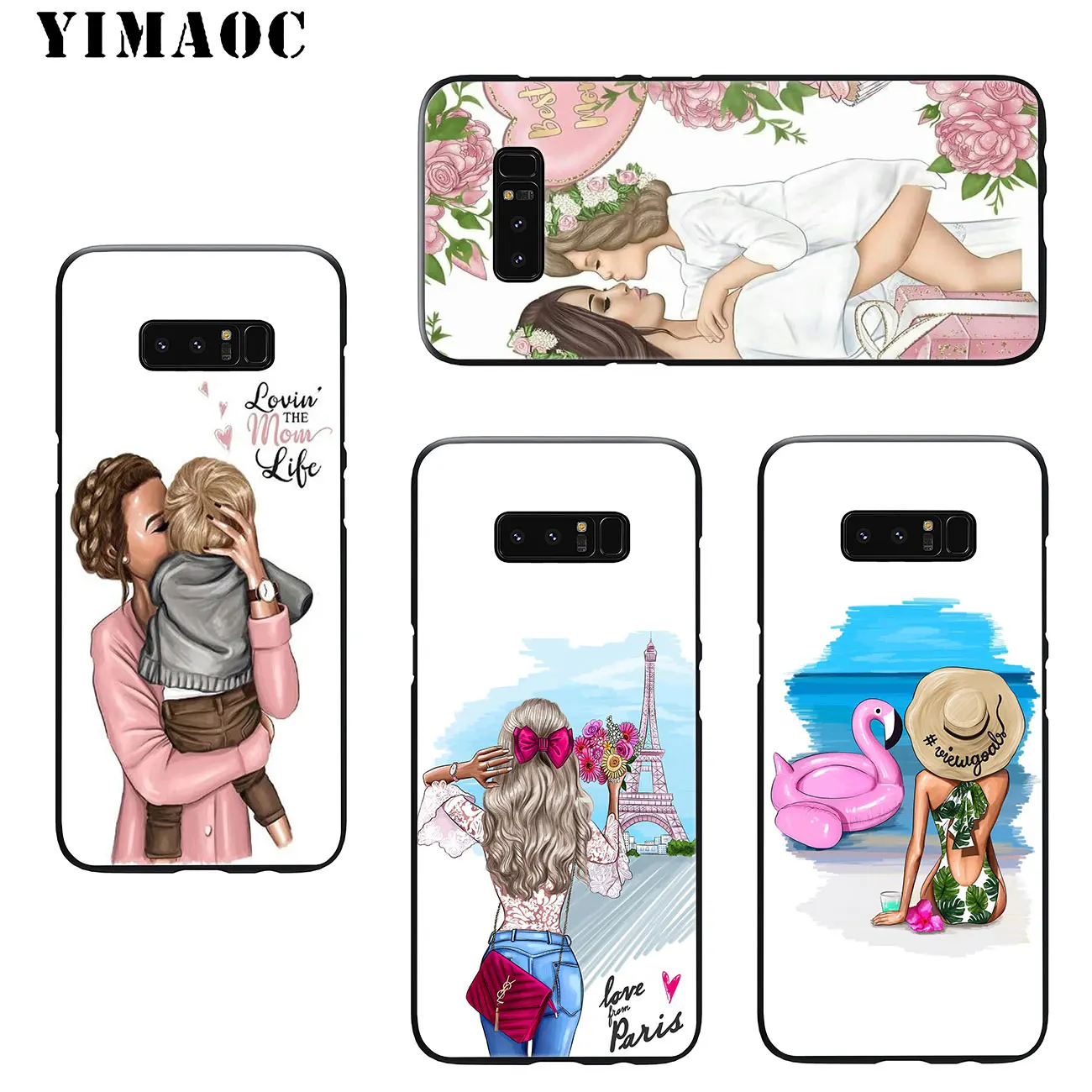 Модный мягкий силиконовый чехол YIMAOC для Samsung Galaxy S10 S9 S8 Plus S6 S7 Edge S10e E|Бамперы| |