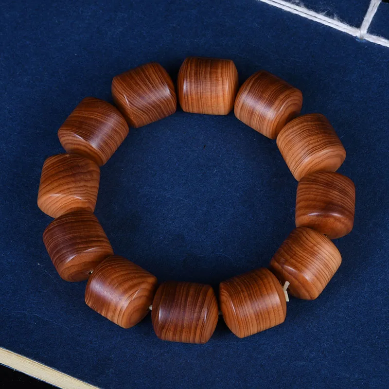 Аутентичные Taihang Thuja черные масляные ручные бусины из стареющего материала