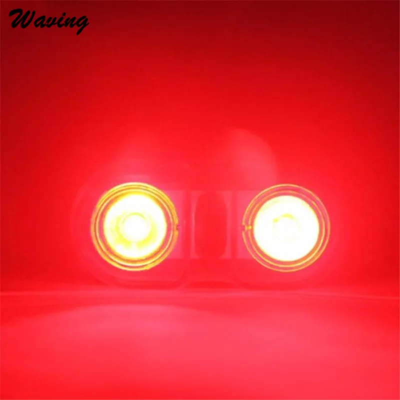 1 шт. фонарь задний 2017 велосипедный ночной супер яркий красный 2 LED защитный #3|bicycle