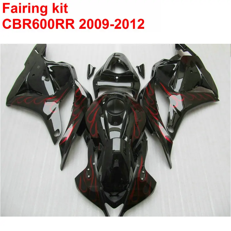 Впрыска ABS полный комплект обтекателей для HONDA CBR600RR 2009 2010 2011 2012 CBR 600 RR Красный