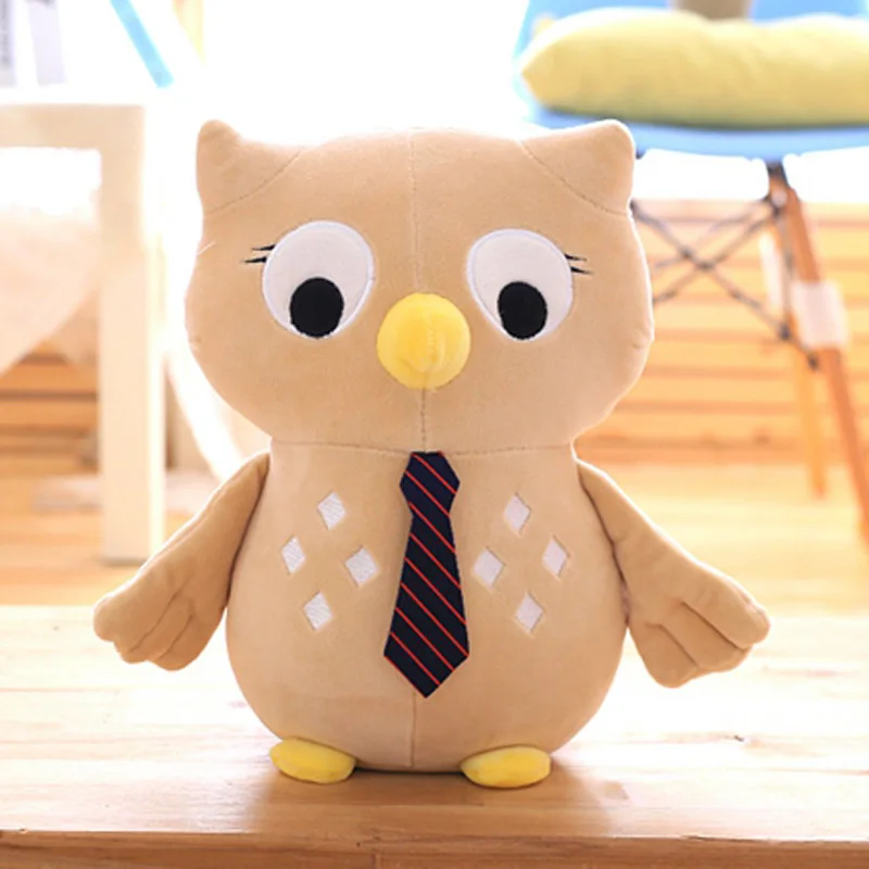 Бесплатная доставка супер мило сова плюшевые игрушки куклы baby дети