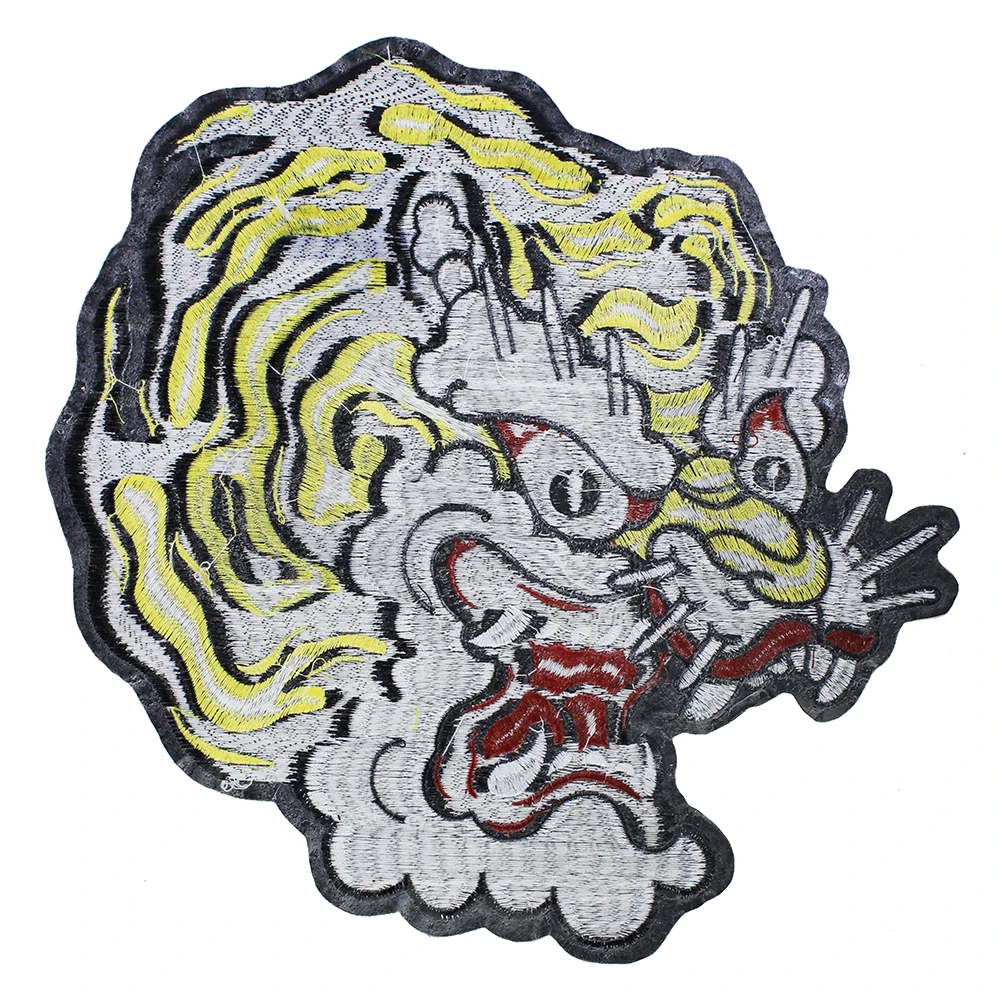 5 шт. вышивка дракона патчи Железный На куртке значки для рюкзака украшение