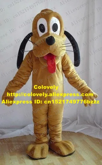 Новинка коричневый талисман собака Плутон костюм маскотт щенок Cutu Doggie Pup