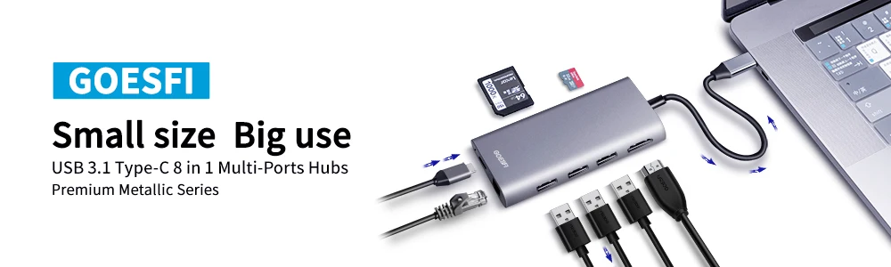 Док-станция для Macbook/Pro/ Macbook Air/New ipad pro hp Dell xps Latitude acer ASUS lenovo Thinkpad Yoga USB C док-станция