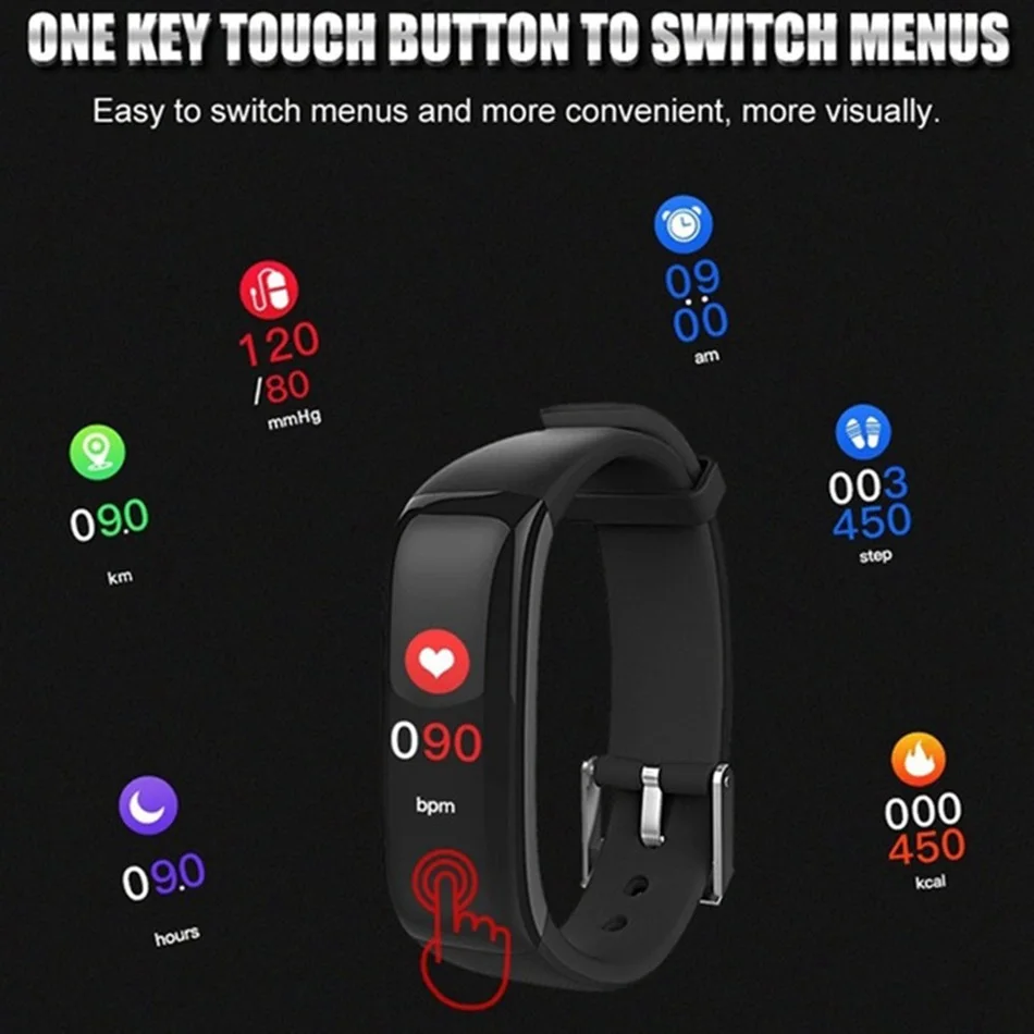 KISSCASE для бега, Bluetooth, чехол для телефона, сумка для iPhone X 7, samsung, Xiaomi, зарядка экрана, умный браслет на запястье, Мобильный смарт-браслет
