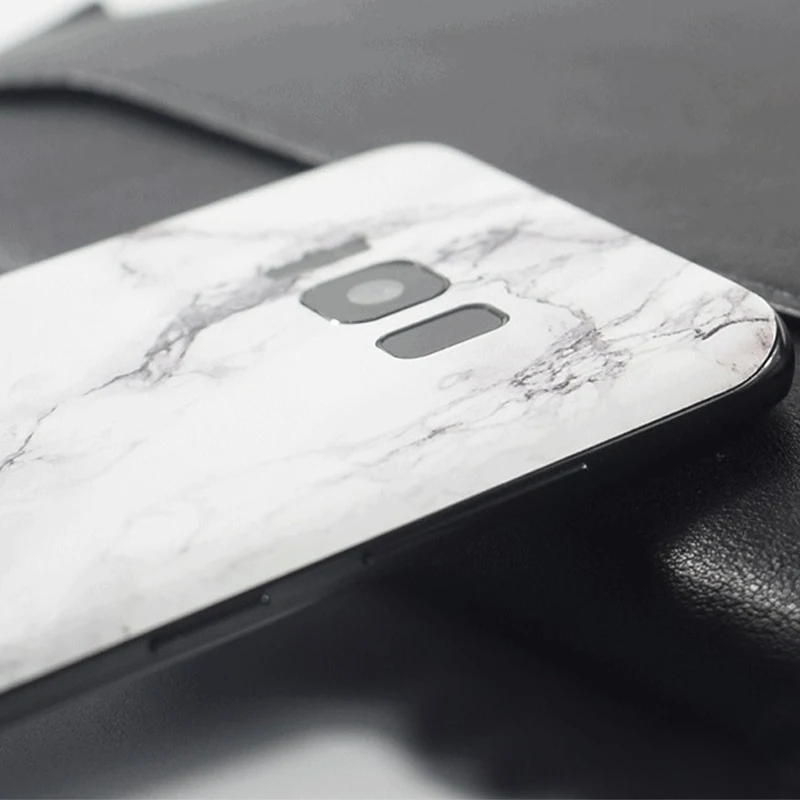 NEW Marble Grain Sticker Back Film Wrap Skins Phone Membrane Paste Protective for Samsung S8 S9 S10 Plus S10E |