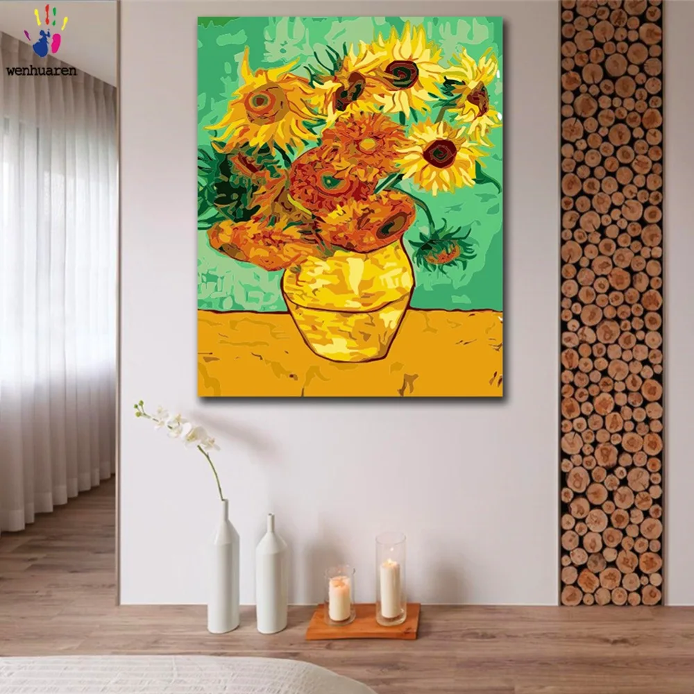 DIY картинки для раскраски по номерам в различных расцветках с применением