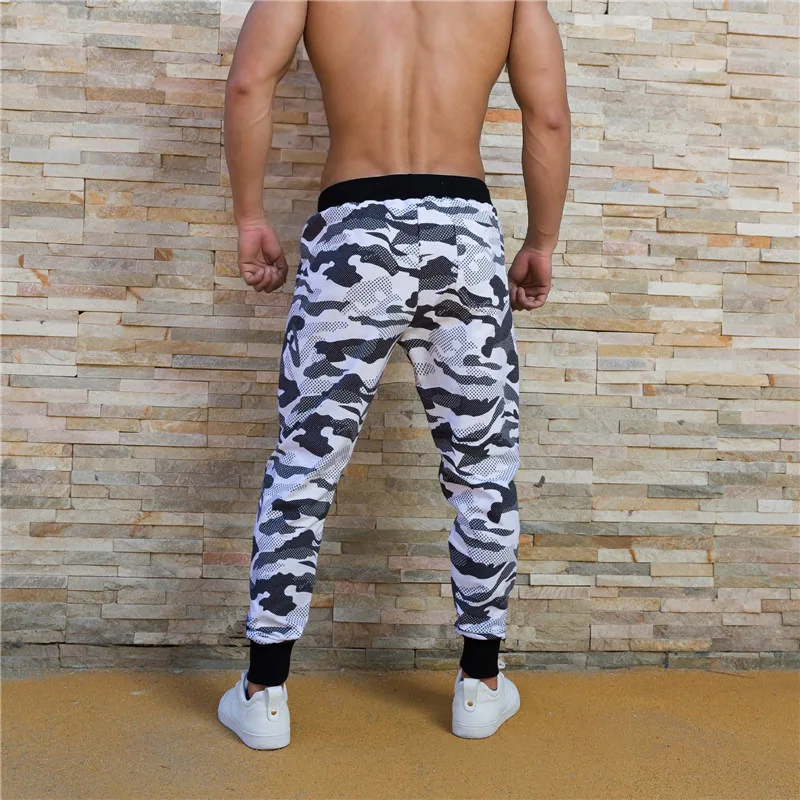 Осенние новые спортивные штаны Мужские для спортзала бега фитнеса спорта