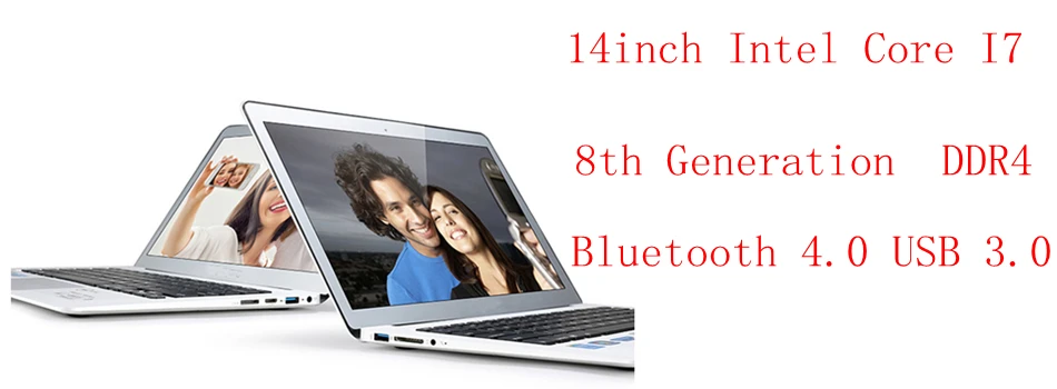 Intel Core I7 8th G Ultraslim ноутбук DDR4 8 Гб Bluetooth 4,0 веб-камера с Wi-Fi подключением 14 дюймов ПК компьютер Ноутбук настольное офисное программное обеспечение