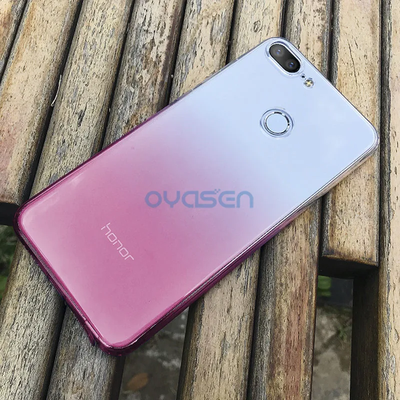 Cases For Huawei Honor 9 Lite 5.65inch Gradient Color Silicone Soft Dustproof Phone Cover Shell Fundas |