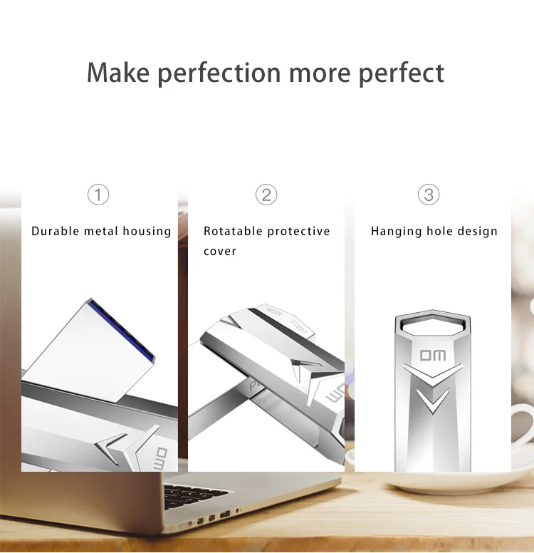 USB флеш-накопитель USB3.0 высокоскоростной PD097 32GB 64GB металлическая скорость записи от 10 MB-60 MB флеш-накопитель