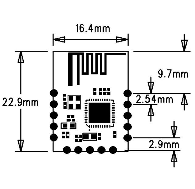 Модуль bluetooth 512 BLE NRF52832 2 шт. | Электронные компоненты и принадлежности