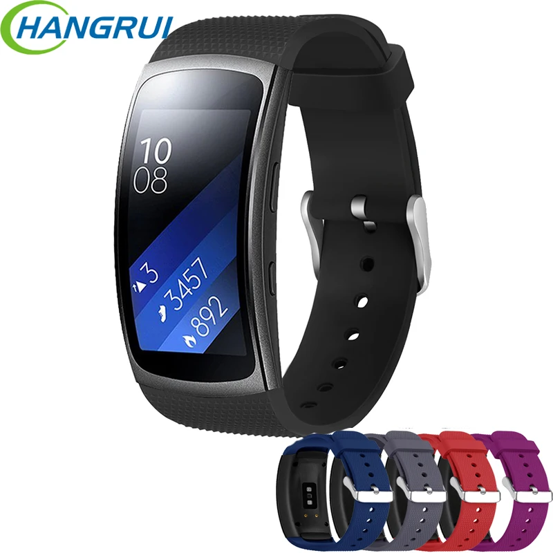 Ремешок для samsung gear Fit 2 Pro, умный браслет на запястье для gear fit2 pro, SM-R360, браслет, спортивные ремешки, регулируемые силиконовые