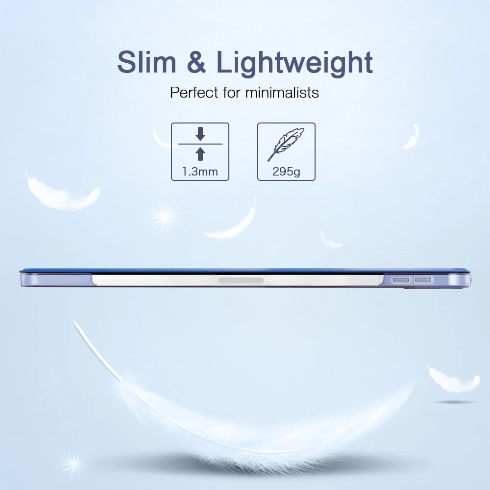 Магнитный флип чехол ESR для iPad Pro 12 9 2018 Ультратонкий Прозрачный из искусственной