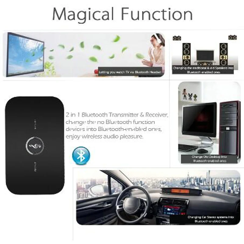 Dehyaton B6 адаптер HIFI беспроводной аудио Bluetooth приемник и передатчик с 3 5 мм вход