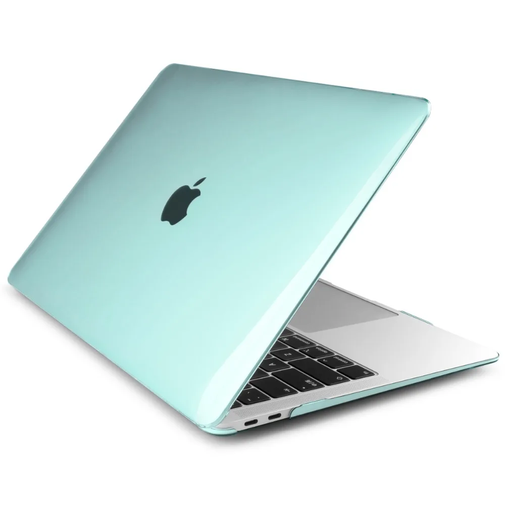 Прозрачный кристально чистый чехол для Macbook Air Pro retina 11 12 13 15 16 дюймов Touch Bar/Touch ID A2141 A1932 A1989 A2159