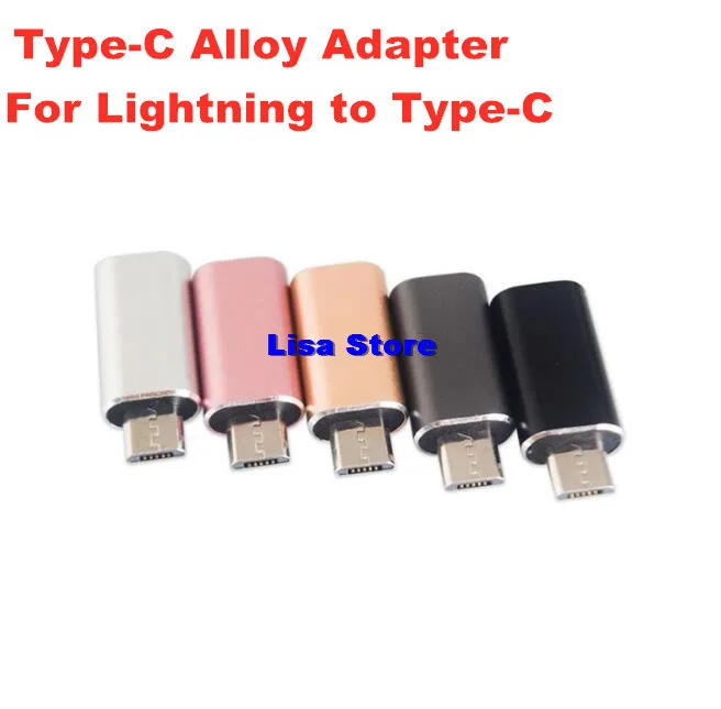 Бесплатная доставка DHL 200 шт. для Lightning Female к Micro USB из алюминиевого сплава адаптер