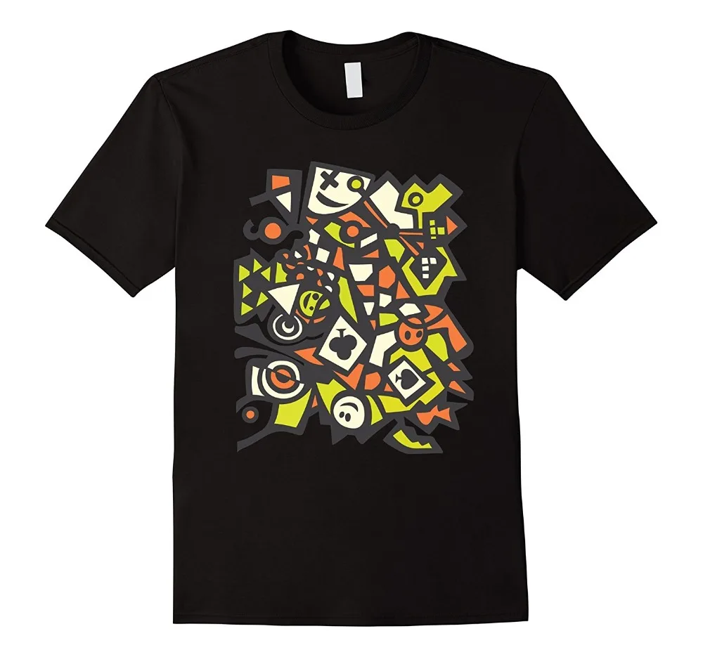 Граффити футболка абстрактное искусство футболка|Мужские футболки| |