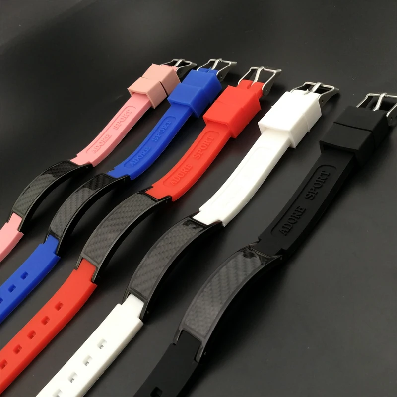 Мужские браслеты из углеродного волокна нержавеющая сталь силикон|men fashion jewelry|men
