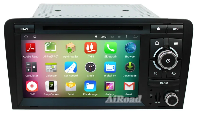 Kitkat RK3188 Quad Core 1024*600 Android 4.4.4 Автомобиля DVD GPS для Audi A3 в Автомобиле Развлечений