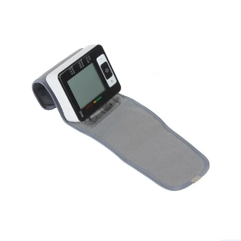 

Automatic Wrist Blood Pressure monitor Heart Beat Meter Machine LCD digital display Accurately measure Battery operation