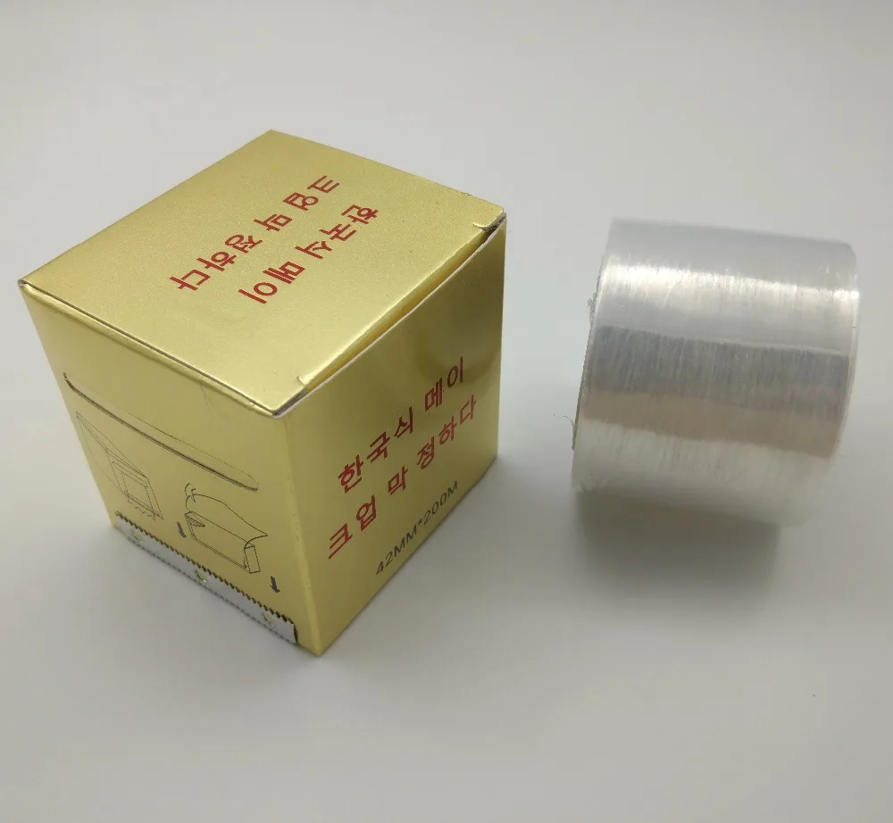 5 кратная Перманентная пленка для макияжа микроблейдинг пластмассовая обертка 42