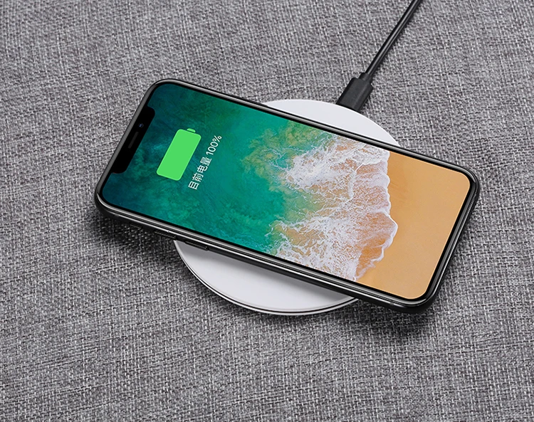 Универсальное ультратонкое Беспроводное зарядное устройство qi для iPhone 8 X XS Max XR