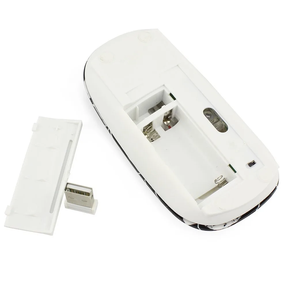 CHUYI ультратонкая беспроводная мышь Человека-паука 1600 dpi USB оптическая тонкая игровая мышь компьютерная мышь для лэптопа, игровая мышь в подарок