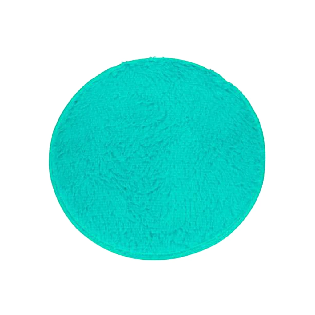 80 см Пушистый Коврик противоскользящий ворсистый коврик для спальни синий