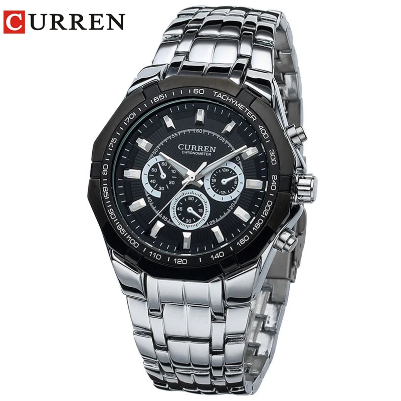 Relogio Masculino мужские часы Топ бренд класса люкс Curren Оригинальные полностью Стальные
